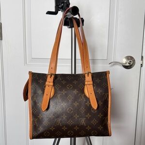 Louis Vuitton Brown and Tan Monogram Handbag